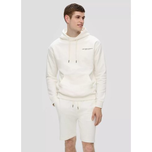 s.Oliver ferfi short-Sweat Shorts With drawstring waistbad-White