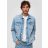 s.Oliver férfi farmerdzseki-Loose fit -Blue