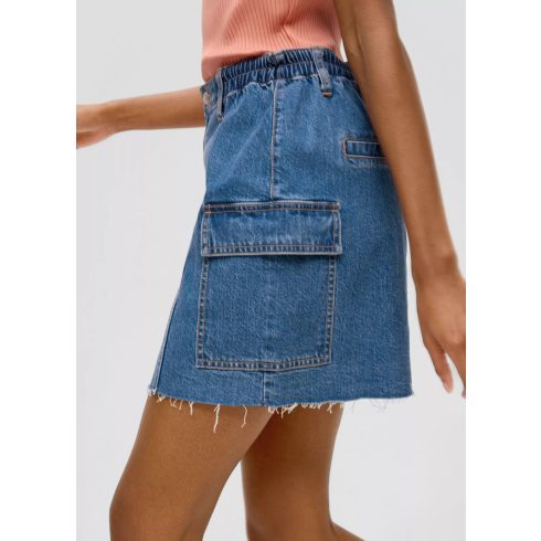 s Oliver női farmerszoknya-Denim Mini -Rock-Blue