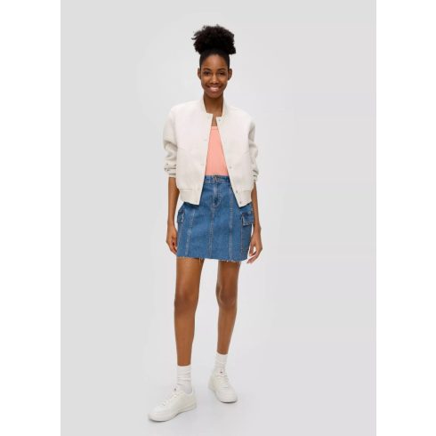 s Oliver női farmerszoknya-Denim Mini -Rock-Blue