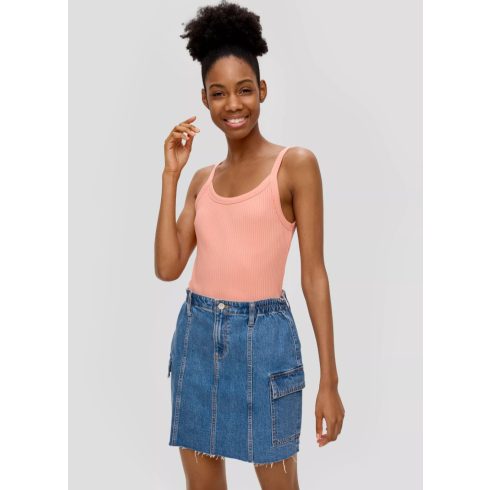 s Oliver női farmerszoknya-Denim Mini -Rock-Blue
