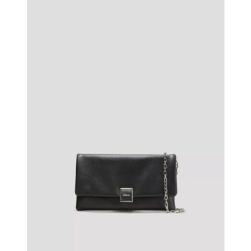 s Oliver női táska-Small faux leather clutch-Black