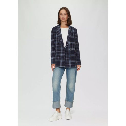 s.Oliver női blézer-Langler Tvillblazer mit karomuster-Navy
