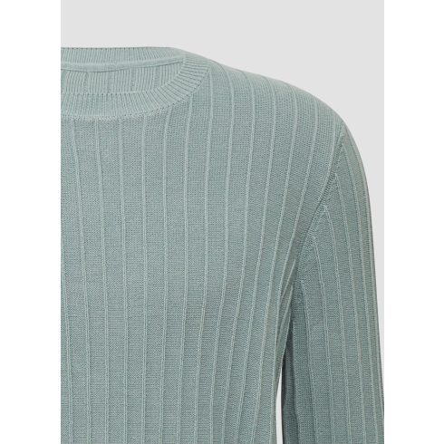 s.Oliver Q/S férfi kötött pulóver-Sage Green