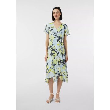 Comma női midi ruha-Light Blue