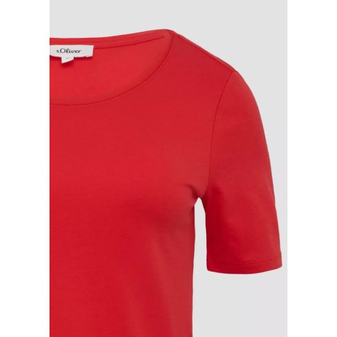 S.Oliver női slim póló-Red