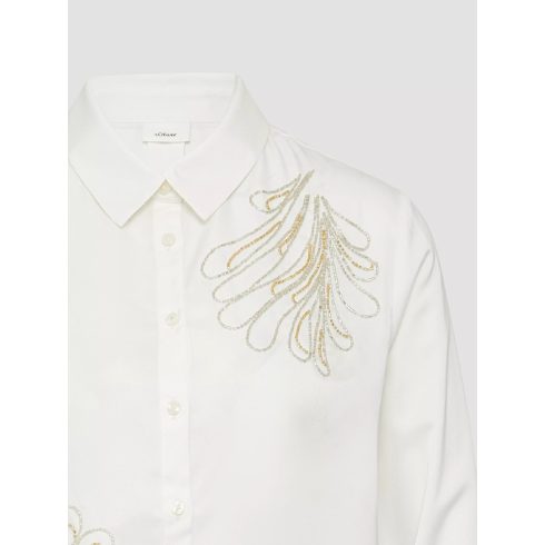 s.Oliver Női Black Label blúz-Cream