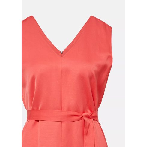 Comma női szatén midi ruha-Corall