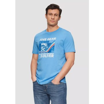 s.Oliver férfi póló-Royal Blue
