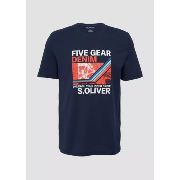 s.Oliver  férfi póló-Deep Blue