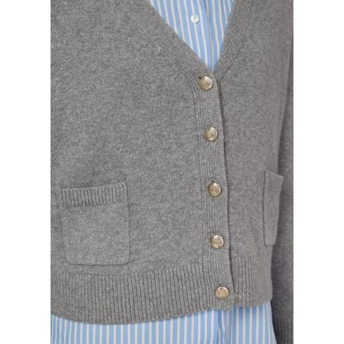 s.Oliver női oversize kötött kardigán-Grey