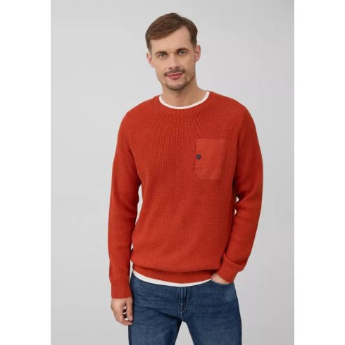 s.Oliver férfi kötött pulóver-Red