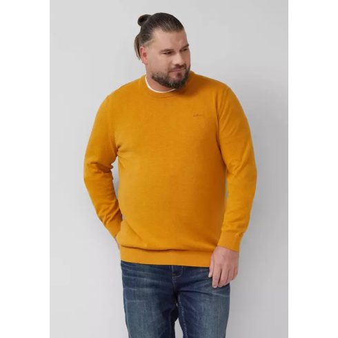 s.Oliver Big Size férfi pulóver-Yellow