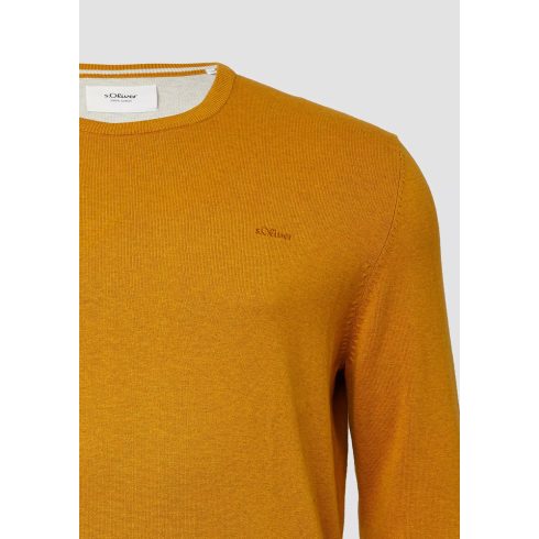 s.Oliver Big Size férfi pulóver-Yellow