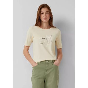 s.Oliver női póló-Light Beige