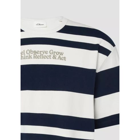 s.Oliver férfi póló-Navy