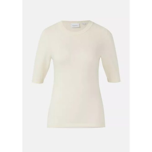 Comma női rövidujjú póló - sustainable viscose