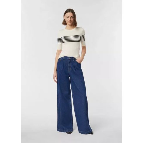 Comma női rövidujjú póló - sustainable viscose