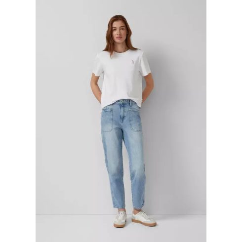 s.Oliver női mom fit farmernadrág-Ankle-High rise-Blue