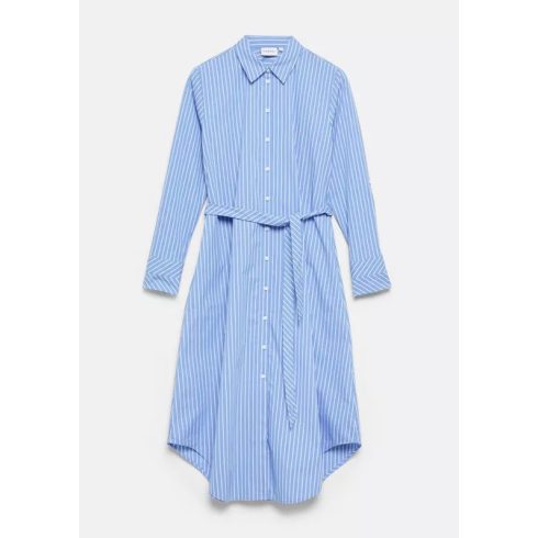 Comma női puplin ruha-Light Blue