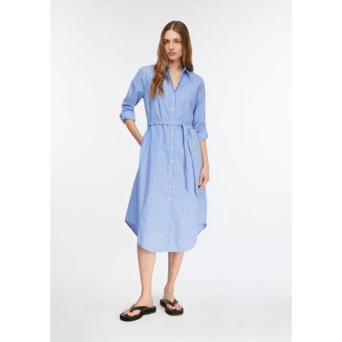 Comma női puplin ruha-Light Blue
