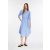 Comma női puplin ruha-Light Blue