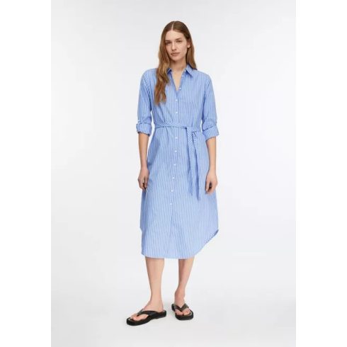 Comma női puplin ruha-Light Blue