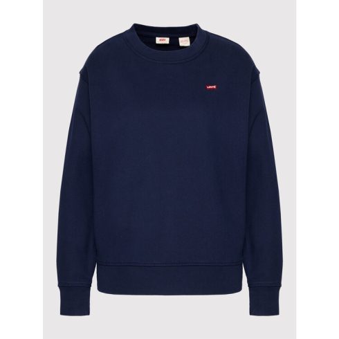 Levi's® Női pulóver - Standard Crewneck Sweatshirt  - Peacoat Blue