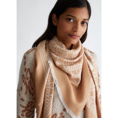 LIU•JO Női stóla-Square Jacquard-Cammello