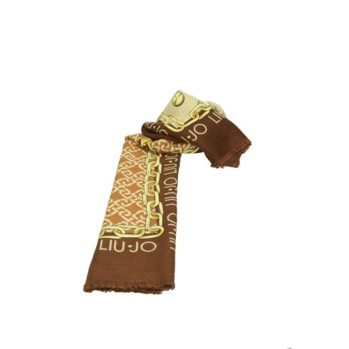 LIU•JO Print Maxi Chain Női kendő - Chocolat