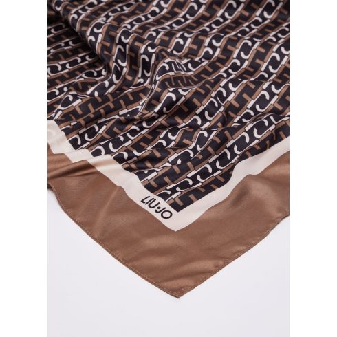 LIU•JO Női  monogramos kendő - Brown