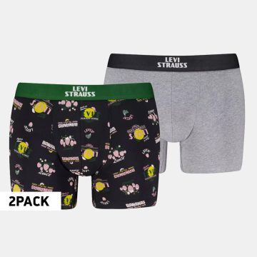 Levi's® férf boxer - Blakc/grey-green combo - 2Pack