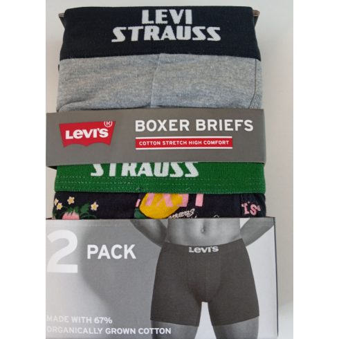 Levi's® férf boxer - Blakc/grey-green combo - 2Pack