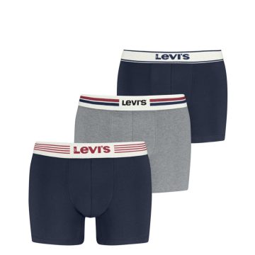 Levi's®  Férfi boxer -Navy/Grey melange - 3pack