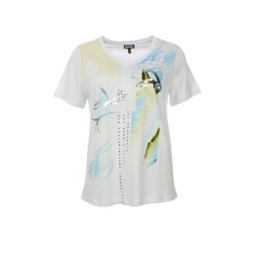 Kenny S. Női póló-T-shirt Dragonfly-White