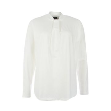 Kenny S.női blúz-Shirt mit Kragendetail-Offwhite