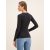 Levi's® Női hosszú ujjú póló - LS Baby Tee - Caviar