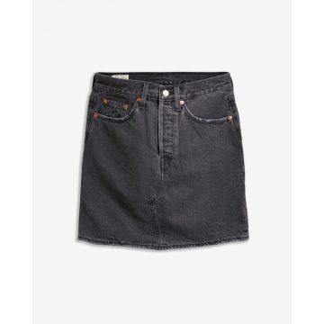    Levi's® Női szoknya - High-Rise Reconstructed Skirt-Washed Black