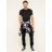 Levi's® férfi póló- Slim -2PK Crew Neck-Black