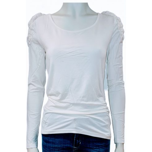 ICHI®  Női hosszú ujjú póló - Off White
