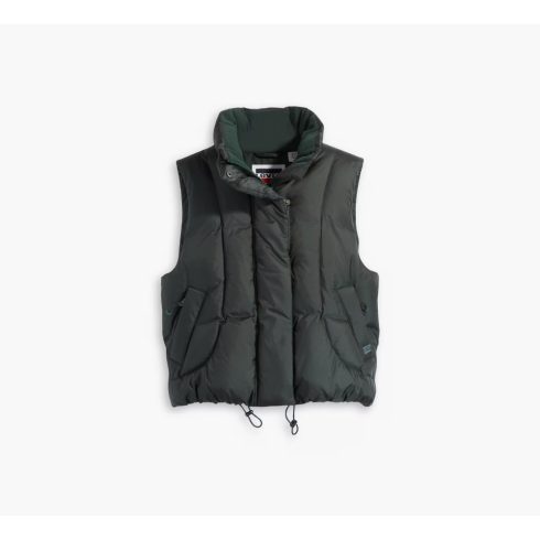 Levi's®  Női mellény - Pillow Bubble vest - Darkest Spruce