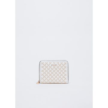 LIU•JO Női pénztárca-Wallet with Studs-White