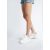 LIU•JO Női sneaker - Cleo 12 -with Rhinestone logo-White