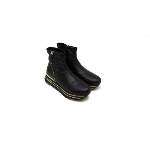 LIU•JO Női boka csizma - Maxi Wondet 64 - Mid Snea - Black