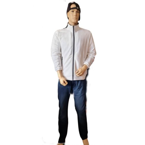 Pierre Cardin Travel Comfort® Férfi cipzáras felső- White 