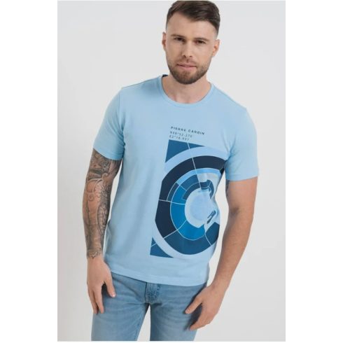 Pierre Cardin férfi póló-Light Blu