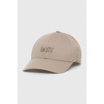 Levi's® Flexfit® sapka-Light Khaki-Poster Logo