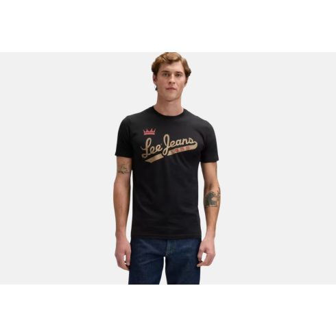 Lee ® Férfi póló -Regular - TEE Black