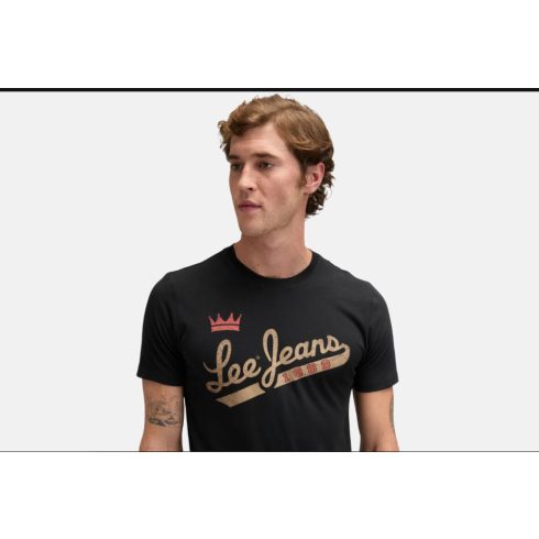 Lee ® Férfi póló -Regular - TEE Black