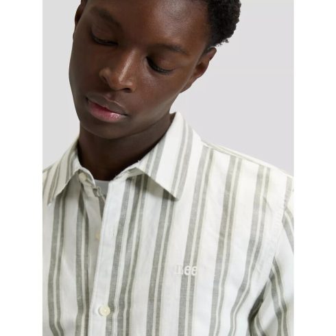 Lee ® Férfi rövid ujjú ing-Regular Fit - Lichen Cove Stripe